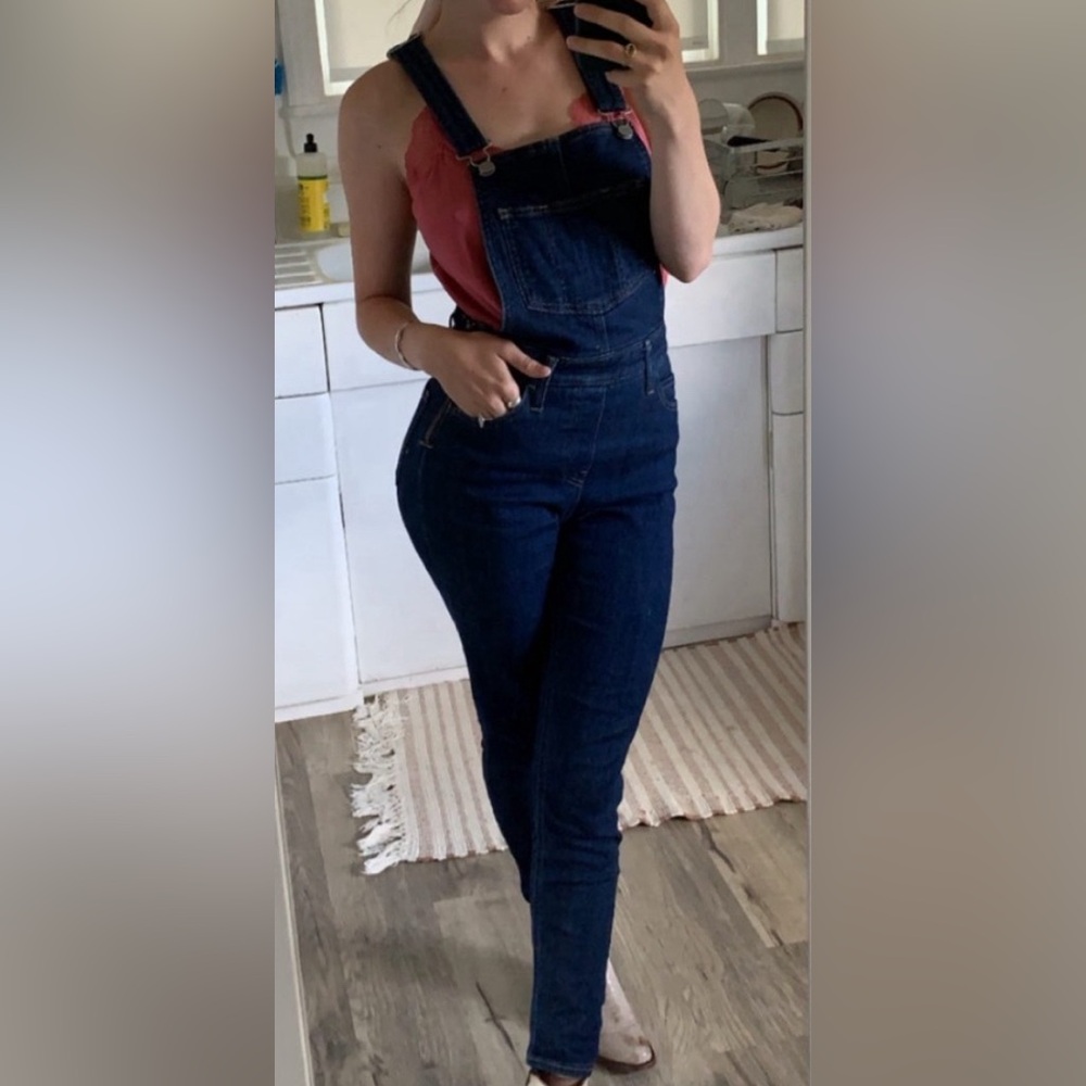Levi's Dark Blue Denim Women's Overalls
